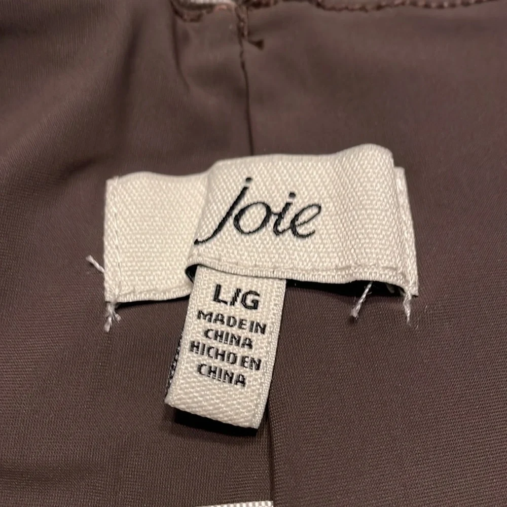 Joie Brown Faux Leather Leggings